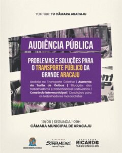 Leia mais sobre o artigo Sonia Meire realiza Audiência Pública: “Problemas e Soluções para o transporte público da grande Aracaju”