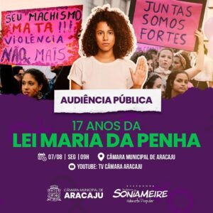 Leia mais sobre o artigo Maria da Penha: Audiência Pública convocada pela vereadora professora Sonia Meire debate os 17 anos da Lei