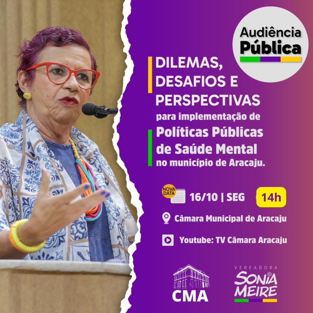 Você está visualizando atualmente Vereadora professora Sonia Meire realiza Audiência Pública sobre políticas públicas de saúde mental