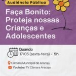 SESSÃO ESPECIAL ‘FAÇA BONITO: PROTEJA NOSSAS CRIANÇAS E ADOLESCENTES’, DE AUTORIA DE SONIA MEIRE, ACONTECERÁ NA CÂMARA